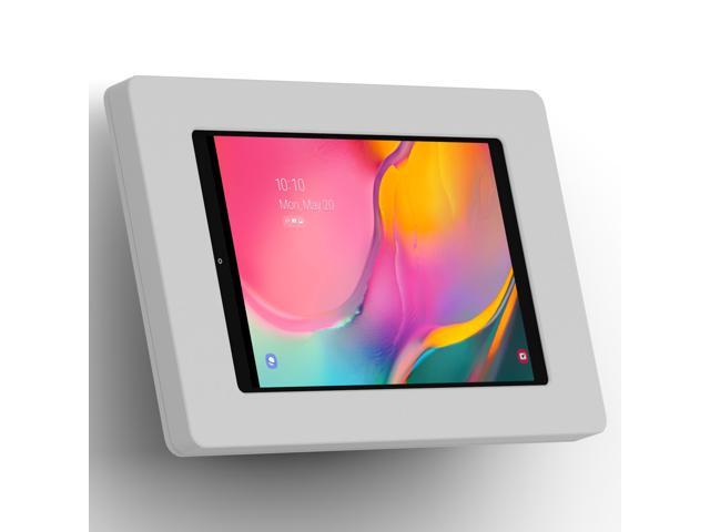 VidaMount Light Grey Enclosure and Fixed Tilted 15° Wall Mount [Bundle] compatible with Samsung Galaxy Tab A 10.1 (2019)