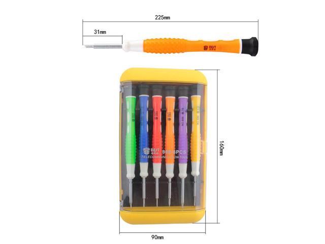 6 in 1 Mini Precision Pocket Screwdriver Set Hands Repair Tools Set For Cell Phone PC BEST-886B