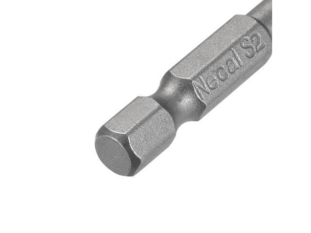 1/4-Inch Hex Shank 100mm Length Hex Head H4 Magnetic Screw Driver S2 Screwdriver Bits 10pcs