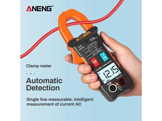 ANENG ST203 4000 Counts Full Intelligent Automatic Range True RMS Digital Multimeter Clamp Meter AC/DC Voltage NCV Resistance Auto Range Flashlight...