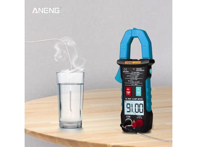 ANENG ST205 4000 Counts Full Intelligent Automatic Range True RMS Digital Multimeter Clamp Meter AC/DC Voltage NCV Resistance Auto Range Flashlight...