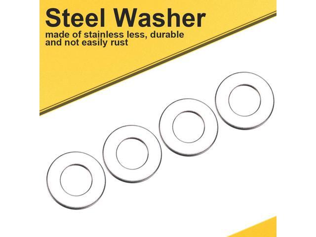 110pcs Imperial Standard Stainless Steel Flat Washer Plain Washers Assortment Kit Hardware Tools with Box