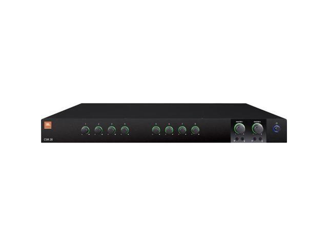 NCSM28-U-US 8 INPUT 2 OUTPUT MIXER FANLESS 1U FULLRACKMNTING KIT