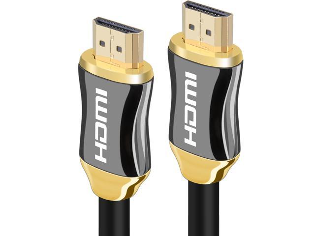 4K HDMI Cable 6ft High Speed,4K @ 60Hz, Ultra HD, 2K, 1080P & ARC Compatible for Laptop, Monitor, PS5, PS4, Xbox One, Fire TV, Apple TV & More