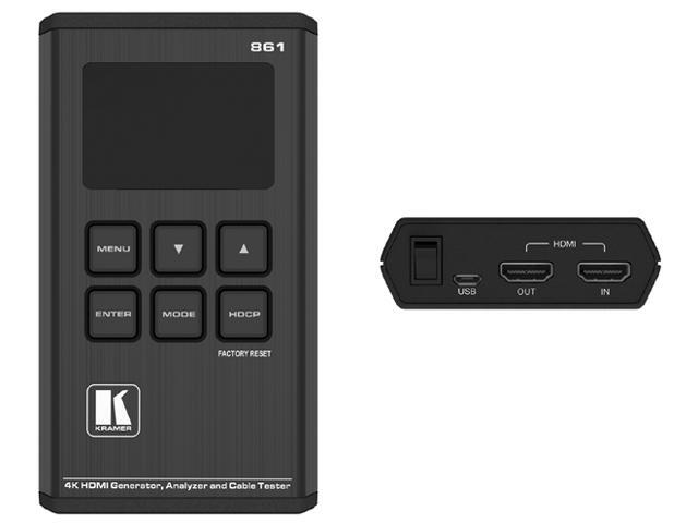 Kramer 861 HDR Pocket Signal Generator,Analyzer & Cable Tester - 60-00013090