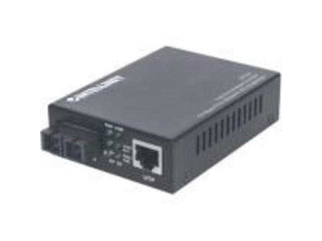 Intellinet Fast Ethernet Single Mode Media Converter, 10/100Base-TX to 100Base-FX (SC) Single-Mode, Wavelength 1310 nm, 20 km (12.4 mi)