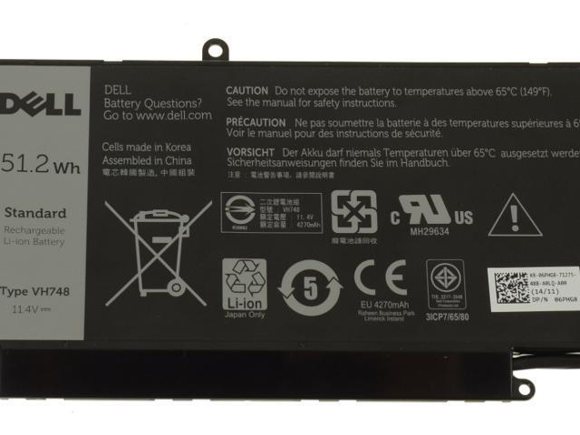 New Genuine Dell Inspiron 14 5439 5480 Battery 51.2Wh