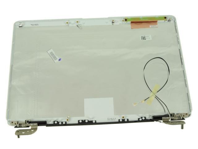 New White Dell OEM Inspiron 1545 15.6' LCD Back Cover Lid Plastic Hinges T233P