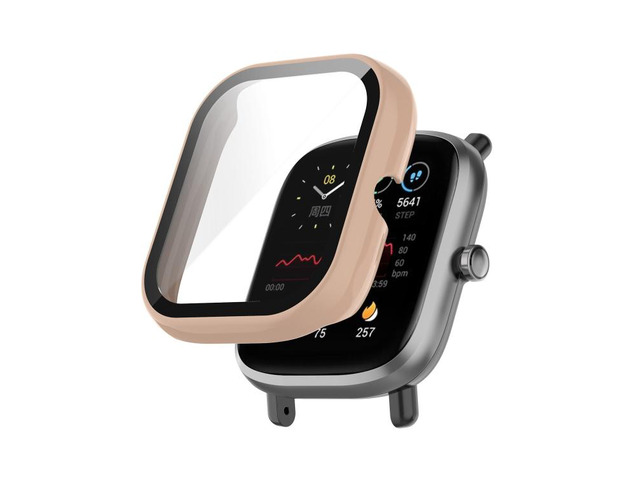 For Amazfit Bip U / Bip U Pro / Pop / Pop Pro PC + Tempered Glass Integrated Protective Watch Case For Amazfit Bip U / Bip U Pro / Pop / Pop Pro...