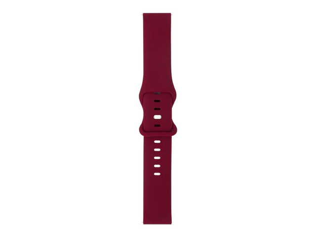 For Amazfit GTR 2 8-buckle Silicone Watch Band For Amazfit GTR 2 (Wine Red)