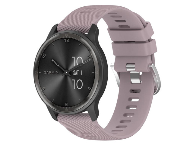 For Garmin Forerunner 255 Music 22mm Cross Textured Solid Color Silicone Watch Band For Garmin Forerunner 255 Music (Roland Purple)