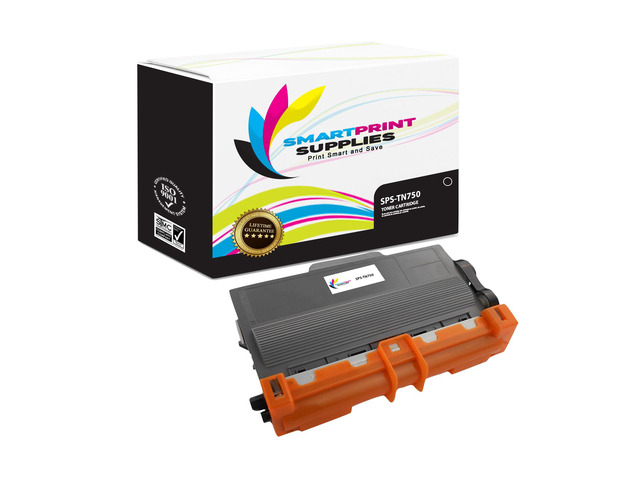 Smart Print Supplies Compatible TN-750 TN750 Black High Yield Toner Cartridge Replacement for Brother HL-5450DN 6180DW, DCP-8110DN 8150DN,...