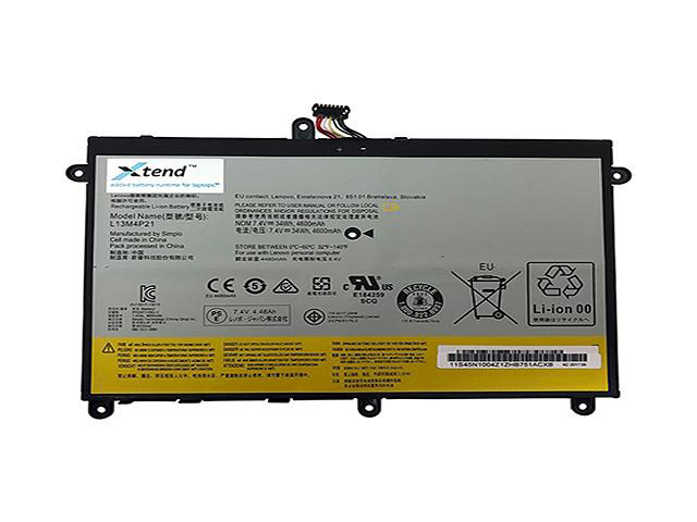 Xtend Brand Replacement For Lenovo L13L4P21 Battery for Yoga 2 11