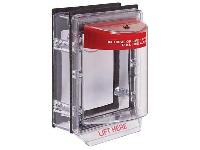 Safety Technology STI-3150 Weather Stopper without Horn with Spacer, Fire Label, 7 in H x 5 in W x 5.2 in D