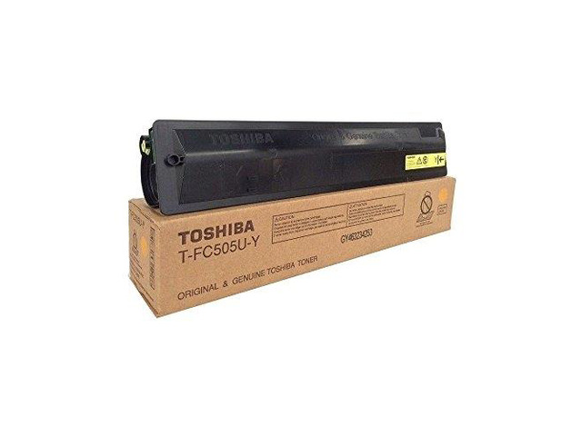 Toshiba TFC505UY e-STUDIO2505AC 3005AC 3505AC 4505AC 5005AC Yellow Toner Cartridge (33 600 Yield)
