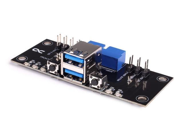 Alphacool ES Front I/O-Panel with USB 3.0 and Cable Kit for Server Cases (25057)