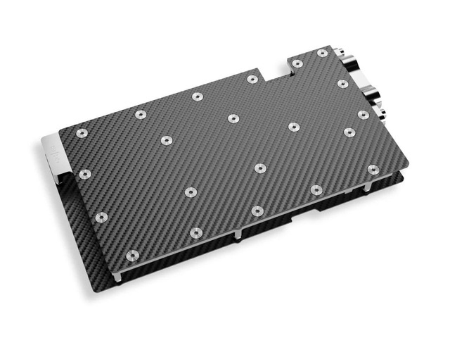 Alphacool ES RTX 5090 Reference 1-Slot-Design REV1 with Backplate GPU Water Block, G1/4, Chrome Plated Copper (10291)