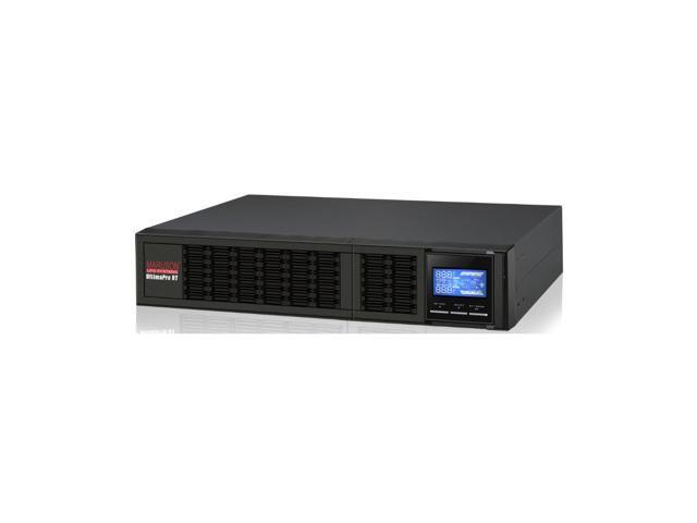 MARUSON 2000VA Online UPS Battery Backup, 8 Outlets,1930W, LCD, Double-Conversion Uninterruptible Power Supply, 2U 2U Rackmount, cTUVus, ULT-P2KRT