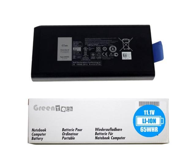 GreenTech New 4XKN5 Replacement Battery for Dell Latitude E5404, Latitude E7404, Latitude 14 7404 - GreenTech 11.1V 65Whr 6-Cell Primary Battery...
