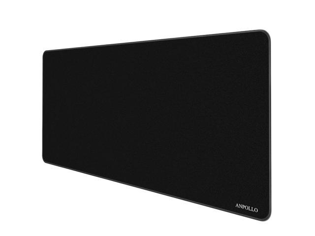Anpollo Gaming Mouse Pad Large Size 35.4x15.7x0.12inches Desk Mouse Pad with Stitched Edges XXL Mousepad for Laptops Work Gaming Office Home Black