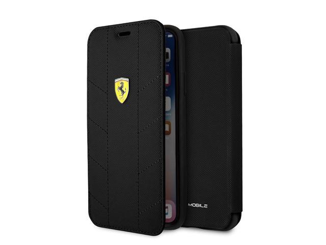 Ferrari Wallet Case for iPhone X and for iPhone Xs Hard Case with Business Card Holder/Debit or Credit Card Slots Easy Snap-on Shock Absorption...