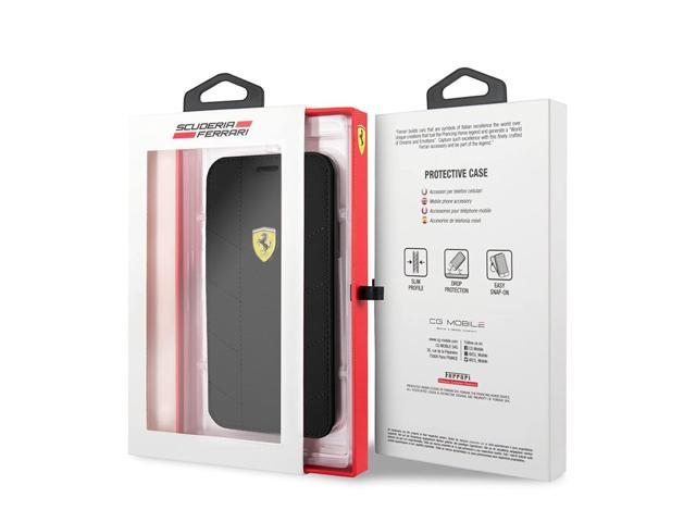Ferrari Wallet Case for iPhone X and for iPhone Xs Hard Case with Business Card Holder/Debit or Credit Card Slots Easy Snap-on Shock Absorption...