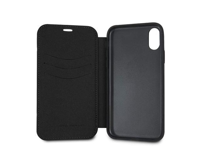 Ferrari Wallet Case for iPhone X and for iPhone Xs Hard Case with Business Card Holder/Debit or Credit Card Slots Easy Snap-on Shock Absorption...