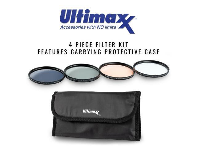ULTIMAXX 95mm 4 Piece Multi Coated HD Filter Kit 95mm (UV, CPL, Warming, ND9)