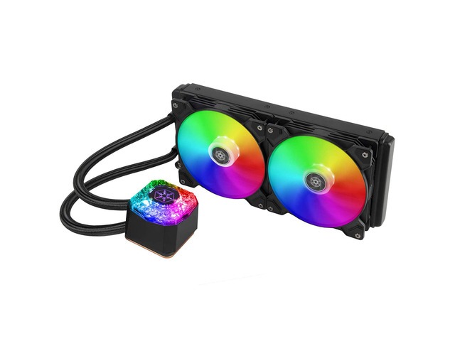 Silverstone Icegem 280, 280Mm Argb Aio Liquid Cooler With 2 X 140Mm Argb Fans, Threadripper Tr4 Sst-Ig280-Argb