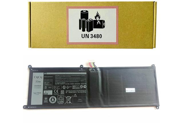 7Vkv9 Battery For Xps 12 9250 Latitude 12 7275 Series 0V55D0 07Vkv9 9Tv5X 09Tv5X V55D0 (7.6V 30Wh)
