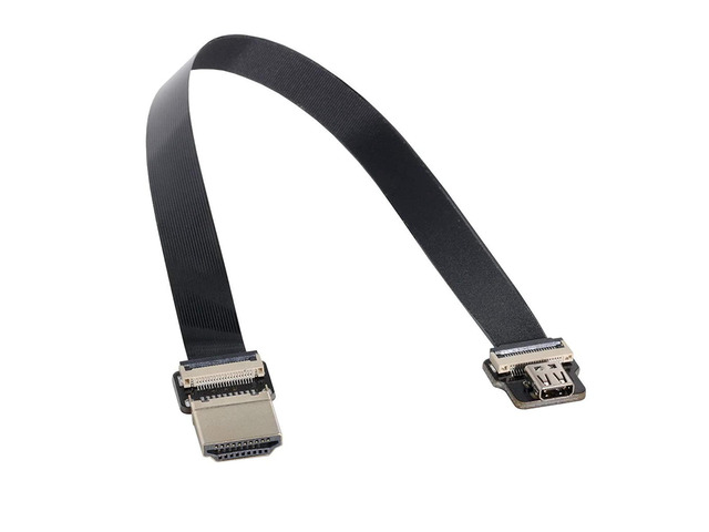 Xiwai Cyfpv Male To Micro Female Extension Fpc Flat Cable 1080P For Fpv Hdtv Mul