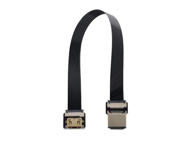 Xiwai Cyfpv Male To Mini Female Extension Fpc Flat Cable 1080P For Fpv Hdtv Multicopter Aerial Photography (0.8M)