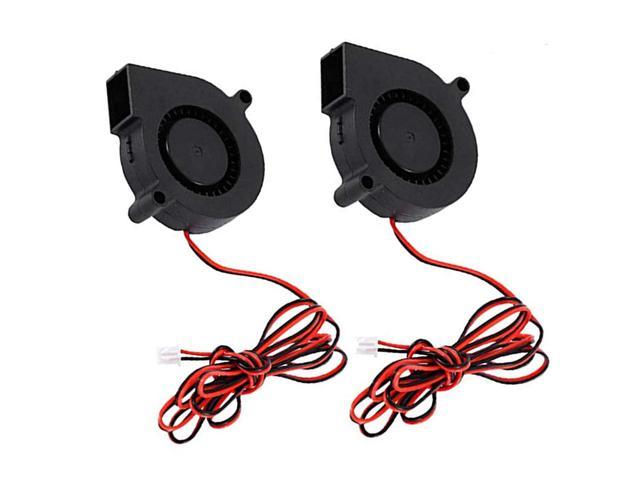 2Pcs 5015 3D Printer Dc Brushless Blower Cooling Fan For Reprap I3 Cr-10 And Other Small Appliances Series Repair Replacement (24V) photo