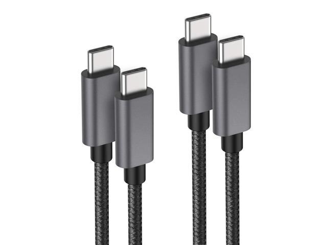 Nonda Usb C To Usb C Cable, [2-Pack, 6.6Ft] Usb C Charging Cable 60W, Nylon Ed Usb C Charger Cord Compatible With Macbook Pro 2020, Ipad Pro,...
