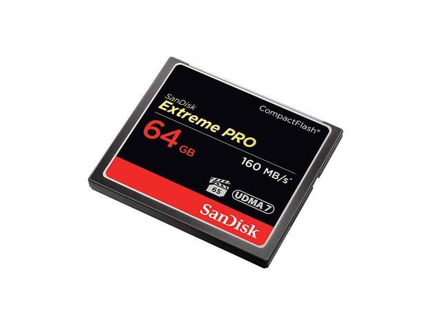 Sandisk Extreme Pro 64Gb Compact Flash Memory Card Udma 7 Speed Up To 160Mb S - Sdcfxps-064G-X46 & 128Gb Extreme Pro Sdxc Uhs-I Card - C10, U3,...