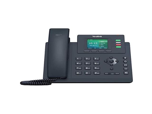 T33G Ip Phone, 4 Voip Accounts. 2.4-Inch Color Display. Dual-Port Gigabit Ethernet, 802.3Af Poe, Power Adapter Not Included (Sip-T33G)