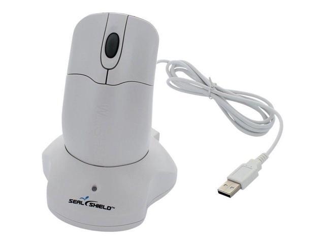 Seal Shield Silver Storm Wireless Waterproof Mouse (STWM042WE) - White