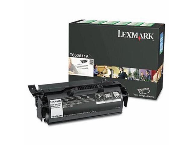 Lexmark T650A11A Toner, 7000 Page-Yield, Black (LEXT650A11A)