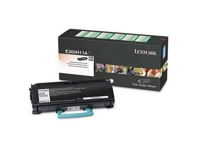 Lexmark E360H11A High-Yield Toner, 9000 Page-Yield, Black (LEXE360H11A)