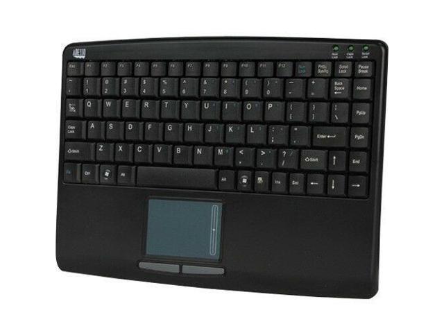 ADESSO AKB-410UB SLIMTOUCH 410 - MINI TOUCHPAD KEYBOARD (BLACK, USB)