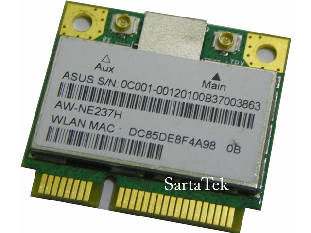 New Oem Asus 0C001-00120100 Bgn Wireless Pcie Half Atheros Ar5B125 Aw-Ne237H
