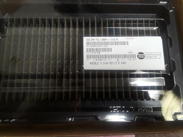 NEW SAMSUNG 16GB DDR3 ECC REGISTERED PC3L-12800R, M393B2G70EB0-YK0Q3