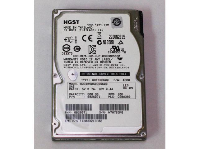 HUC109060CSS600 HITACHI 600GB 10K 2.5 6G SAS HDD