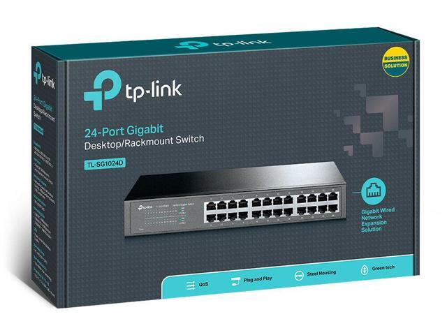 TP-Link TL-SG1024D 24-Port 10/100/1000Mbps Gigabit Desktop/Rackmount Switch