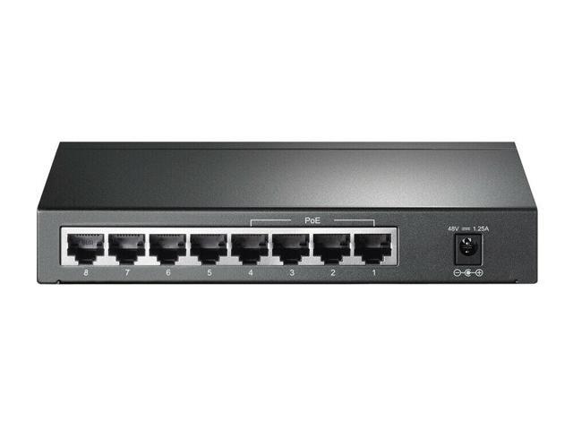 TP-Link TL-SG1008P 8-Port Gigabit Ethernet 1000Mbps Desktop Switch, 4 PoE Ports