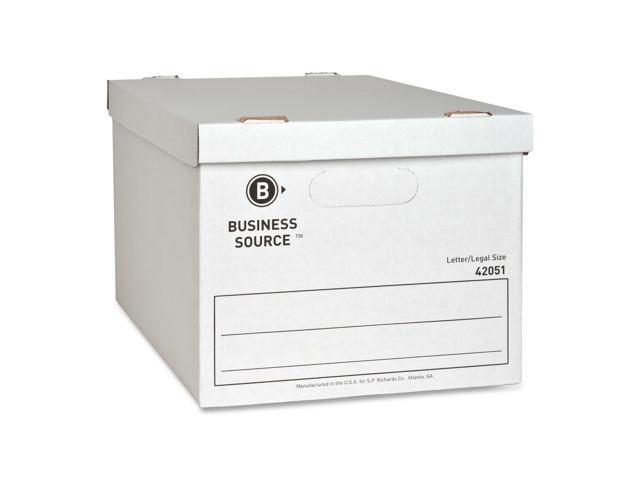 Business Source Storage File Boxes Ltr/Legal 350 lb 12'x15'x10' 12/CT WE 42051