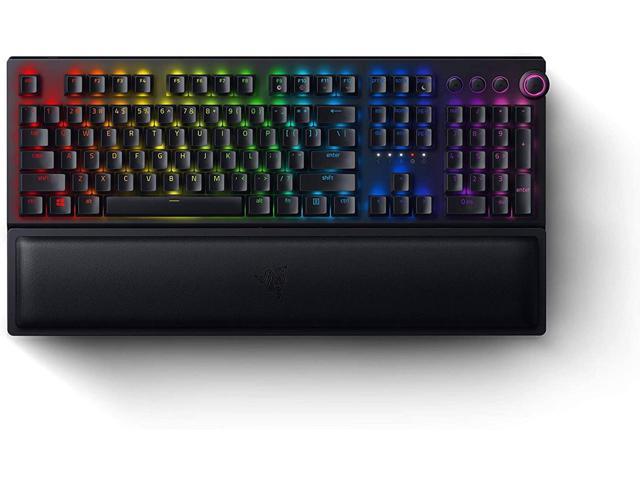 Razer BlackWidow V3 Pro Mechanical Wireless Gaming Keyboard: Green Mechanical Switches - Tactile & Clicky - Chroma RGB Lighting - Doubleshot ABS.