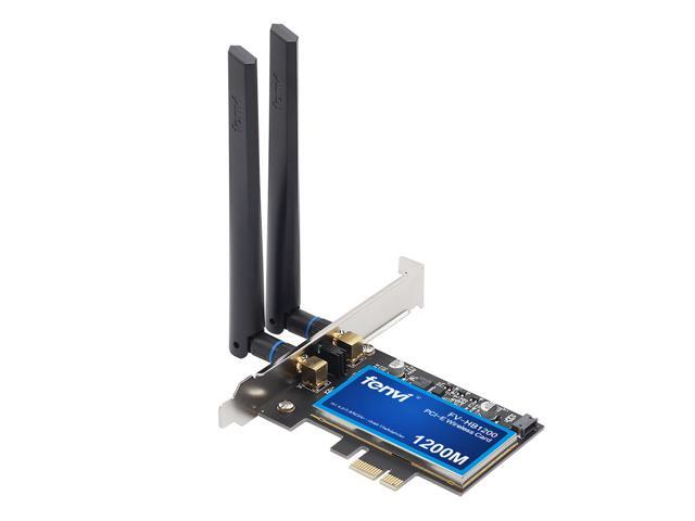 Fenvi FV-HB1200 Desktop Wireless-AC Dual Band 1200Mbps PCIE Wifi Card,support Hackintosh Wi-Fi Adapter, Bluetooth 4.0, Windows 7/10/11,compatible.