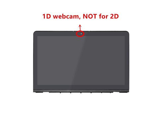 Compatible 15.6 inch FHD 1080P IPS LCD Display Touch Screen Digitizer Assembly + Bezel + Control Board Replacement for HP Envy Notebook 15-as020nr.