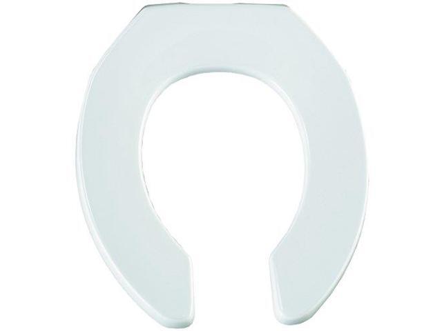 Bemis Mfg M955C-000 Commercialercl Plastic Toilet Seat Plastic - Open Front Comm